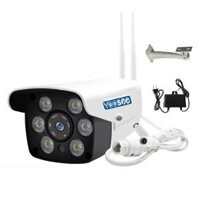 Camera IP Wifi Ngoài trời Yoosee GW-216S 2 Râu FullHD 1080P 6 LED trợ sáng đàm thoại 2 chiều Trắng Hàng Nhập Khẩu