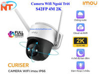 Camera IP Wifi PTZ FullColor 4MP ngoài trời Imou Cruiser IPC S42FP hàng chính hãng - Chỉ Có Camera