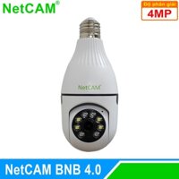 Camera IP WiFi Quay quét 360 độ NetCAM BNB4.0, Độ phân giải 4.0MP - Hàng Chính Hãng - KÈM THẺ NHỚ 16GB