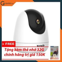 Camera IP Wifi Tenda CP3 Full HD 1080P xoay 360 chính hãng - Kèm thẻ nhớ 32GB