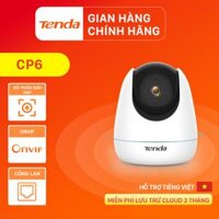 Camera IP Wifi Tenda CP6 Full HD 2K 360 - Hàng chính hãng - CP6  THẺ NHỚ 32GB