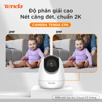 Camera IP Wifi Tenda CP6 Full HD 2K 360 - Hàng chính hãng - CP6  THẺ NHỚ 32GB