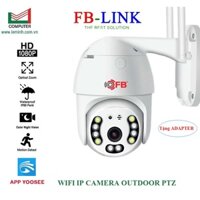 Camera IP Wifi Xoay 360 Ngoài trời Camera IP Wifi FB-Link GT-5200 Full HD Ban đêm có màu