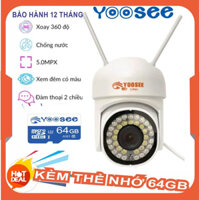 Camera IP YooSee Mini 28led thông minh thế hệ mới - Siêu nét xoay 360 BẢO HÀNH 12 THÁNG