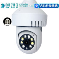 Camera IP Yoosee Ốp trần mini BK08 BÁO KHÓI xoay 360 độ siêu nét 2.0Mp chuẩn FullHD tích hợp đèn LED có màu ban đêm