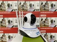 Camera ip Yoosee Wifi 3 Râu 8 Led Có Màu Ban Đêm, xoay 360 độ, Bản Chuẩn 1080Pixel - Hàng Nhập Khẩu - Camera không kèm thẻ