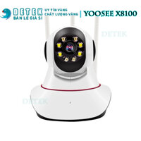 Camera IP Yoosee X8100 (YS11) 3 anten 2.0 Led 1080p - Night View Version (quay màu ban đêm) Không cổng LAN