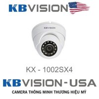 Camera KBVISION KX-1002SX4 1.0 Megapixel, IR 20m, F2.8mm, IP67, vỏ kim loại, Camera 4 in 1