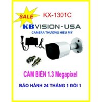 CAMERA KBVISION KX-1301C + NGUỒN 12V-2A+ 02 BỘ JACK BNC F5