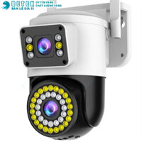 Camera không dây IP Yoosee YS20D Dual ngòai trời 2 in 1 chống nước chống bụi tích hợp thêm 1 mắt cam cố định và đèn led