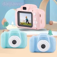 Camera kỹ thuật số Mini DAIJI, Camera nhỏ Video HD 1080P, Di động có thể chụp ảnh Màn hình HD 2 Inch Đồ chơi hoạt hình Máy quay phim cho trẻ em