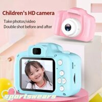 Camera kỹ thuật số Mini SPORTSWEARS, Camera nhỏ màn hình HD 1080P 2 Inch, Video HD hoạt hình dễ thương có thể chụp ảnh Đồ chơi Máy quay phim cho trẻ em