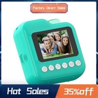 Camera kỹ thuật số trẻ em In Video Camera tức thì cho trẻ em Máy in nhiệt Mini Đồ chơi quà tặng sinh nhật cho bé gái Bé trai Dễ sử dụng -Blue