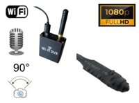 Camera lỗ nhỏ siêu nhỏ FULL HD góc 90 ° + âm thanh - Mô-đun Wifi DVR để giám sát trực tiếp