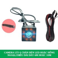 Camera Lùi 4 Chân Jack Cắm 2.5mm Kết Nối Với Camera Hành Trình Gương(Vui lòng chat shop trước khi mua)