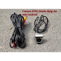 Camera lùi AHD (Camera de) xi mạ crom sử dụng cho màn andorid thấu kính lồi góc quét rộng 170 độ siêu nét có video test