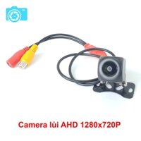 Camera lùi AHD, Độ phân giải 1280x720P, Góc quay siêu rộng 170 độ chân AV kết nối với màn hình