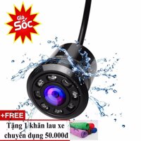 camera lui gia bao nhieu lắp đặt camera quan sát lắp đặt camera giá rẻ camera lùi ô tô   - Camera lùi 8 LED chuyên ban đêm Siêu nét Siêu chống nước Giá siêu khủng - TẶNG KHĂN LAU XE CAO CẤP