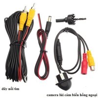 camera lùi hồng ngoại góc nhìn rộng chống nước 8 led hồng ngoại