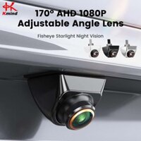 Camera lùi xe KMIND AHD 1080P 720P CVBS 170° 4 Pin Cam Phía Trước Phía Sau Bên Ống Kính Mắt Cá Full HD Góc Rộng Tầm Nhìn Ban Đêm Chống Nước Xe Đảo Chiều Android 360 Camera Sau
