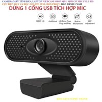CAMERA MÁY TÍNH BÀN, LAPTOP WEBCAM 1080P MẪU MỚI CÓ MIC FULL HD CỰC ĐẸP DẠY VÀ HỌC ONLINE FULL BOX PD0071