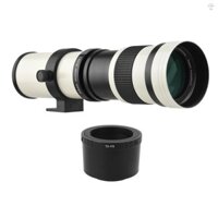 Camera MF Ống kính Zoom siêu tele F / 8.3-16 420-800mm T2 gắn với vòng chuyển đổi gắn FX 1 / 4 ren thay thế cho Fujifilm X-Pro2 X-E2 X-E3 X-A5 X-M1 X-T1 X-T2 XT3 X-T10 X-T20