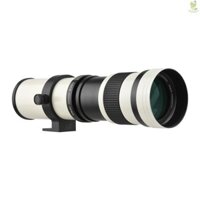 Camera MF Ống kính Zoom siêu tele F / 8.3-16 420-800mm T gắn với thay thế ren 1 / 4 đa năng cho máy ảnh Canon Fujifilm Olympus [24NEW]