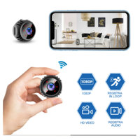 Camera mini không dây W8 - Camera IP wifi kết nối điện thoại từ xa - Camera hồng ngoại quay ban đêm hình ảnh sắc nét cả