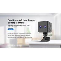 Camera Mini VSTARCAM Sim 4G 2 MẮT - Camera IP Giám Sát Không Dây CB75D Gắn Sim 4G ZOM 10X Siêu Nét 4K