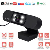 Camera Mini Webcam HD Có Mic Camera Web Để Bàn PC Xoay Được Kèm Micro Camera Gián Điệp Để Quay Video Làm Việc