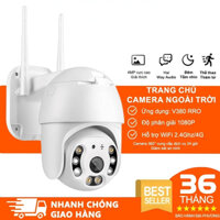 Camera ngoài trời An Ninh CCTV V380 Pro 360 Độ 1080P FHD WiFi IP-IP66 IR Chống Nước trong nhà