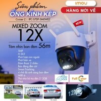 Camera Ngoài Trời Cruiser Z S7D iMOU 3K 5MP Ống kính kép, Zoom xa tới 12X BẢO HÀNH 24TH CHÍNH HÃNG