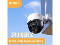 Camera Ngoài Trời Cruiser Z iMOU 3K 5MP Ống kính kép, Zoom xa tới 12X (IPC-S7DP-5M0WEZ)