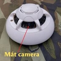 Camera ngụy trang báo khói wifi 4K pin 9 giờ