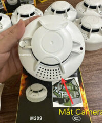 Camera Ngụy Trang Báo Khói chạy nguồn điện 220V Bản Wifi / Gắn Sim 4G