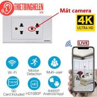 Camera Ngụy Trang Ổ Cắm Điện Âm Tường Wifi 4K