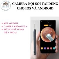 Camera Nội Soi Tai Wifi Kết Nối Không Dây Điện Thoại ios Camera Nội Soi Tai, Mũi, Họng Kết Nối Cho Hình Ảnh Nắc Nét