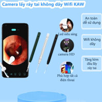 Camera Nội Soi Tai Wifi siêu nhỏ Corisu 3.9mm Kết Nối Điện Thoại ios,android Soi Tai, Mũi, Họng Cho Hình Ảnh Nắc Nét
