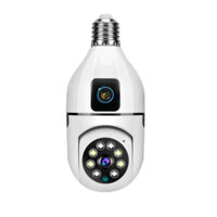 Camera Ốp trần Bóng Đèn mini X8700 Dual 1 xoay 360 độ 1 cố định siêu nét 2.0Mp chuẩn FullHD quay màu đêm