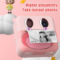 Camera Polaroid dành cho trẻ em Màn hình HD 2.0 inch 1080p chụp và in ngay lập tức camera trước và sau kép camera in nhiệt di động in cardless
