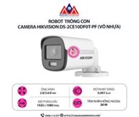 Camera Quan Sát Hikvision DS-2CE10DF0T-PF (Vỏ nhựa) - Hồng ngoại thông minh, Chống bụi IP66, Độ bền cao