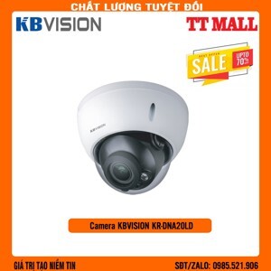 Camera quan sát IP Dome hồng ngoại Kbvision KR-DNA20LD - 2.0 Megapixel