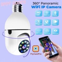 Camera quan sát Wifi không dây E27 quay toàn cảnh 360 độ