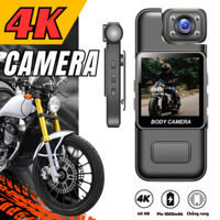 Camera Quay Phim 4K Sắc Nét, Camera Hành Trình Xe Máy Chống Rung, Máy Quay Mini Nhỏ Gọn Có Màng Hình CLD