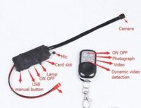 Camera siêu nhỏ 007 có remote điều khiển từ xa 2.4 GHz