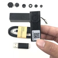 Camera siêu nhỏ cúc áo wifi, kèm pin dự phòng
