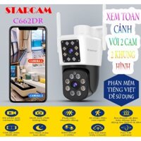CAMERA STARCAM 2MP C662DR -2 CAMERA 2 KHUNG HÌNH