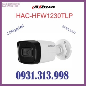 Camera Starlight Dahua HAC-HFW1230TLP - 2MP
