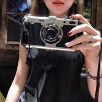Camera Stereo Thích Hợp Cho iphone16promax Ốp Điện Thoại 15 Apple 14 Creative 11 Nhật Bản Hàn Quốc 13 Silicone 7 / 8plus Soft XR Cảm Giác Cao Cấp 5se Nam Nữ Retro x Sáng Tạo 12 Phong Cách Mới 6 Vỏ Mềm