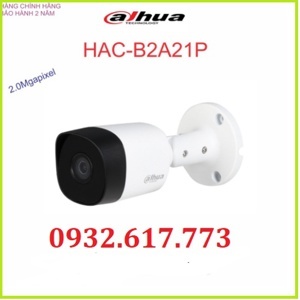Camera thân HDCVI Dahua HAC-B2A21P - 2MP